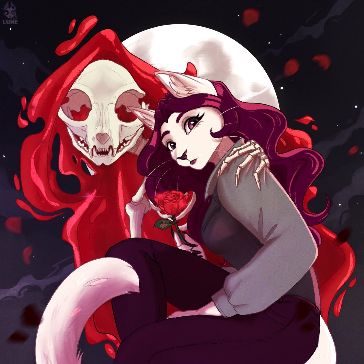 lunedegivre's tweet image. Af Revenge for @hellypse ! ♥
#artfight #artfight2024stardust