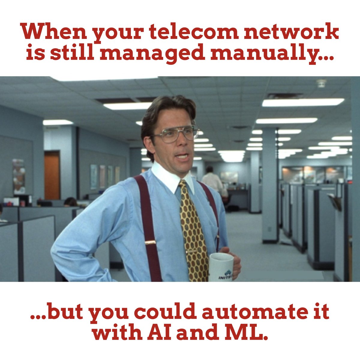 1RouteGroup's tweet image. Why make things harder than they need to be? Let AI and Machine Learning streamline your telecom operations with 1Route! #TelecomTransformation #AI #MachineLearning #TechHumor