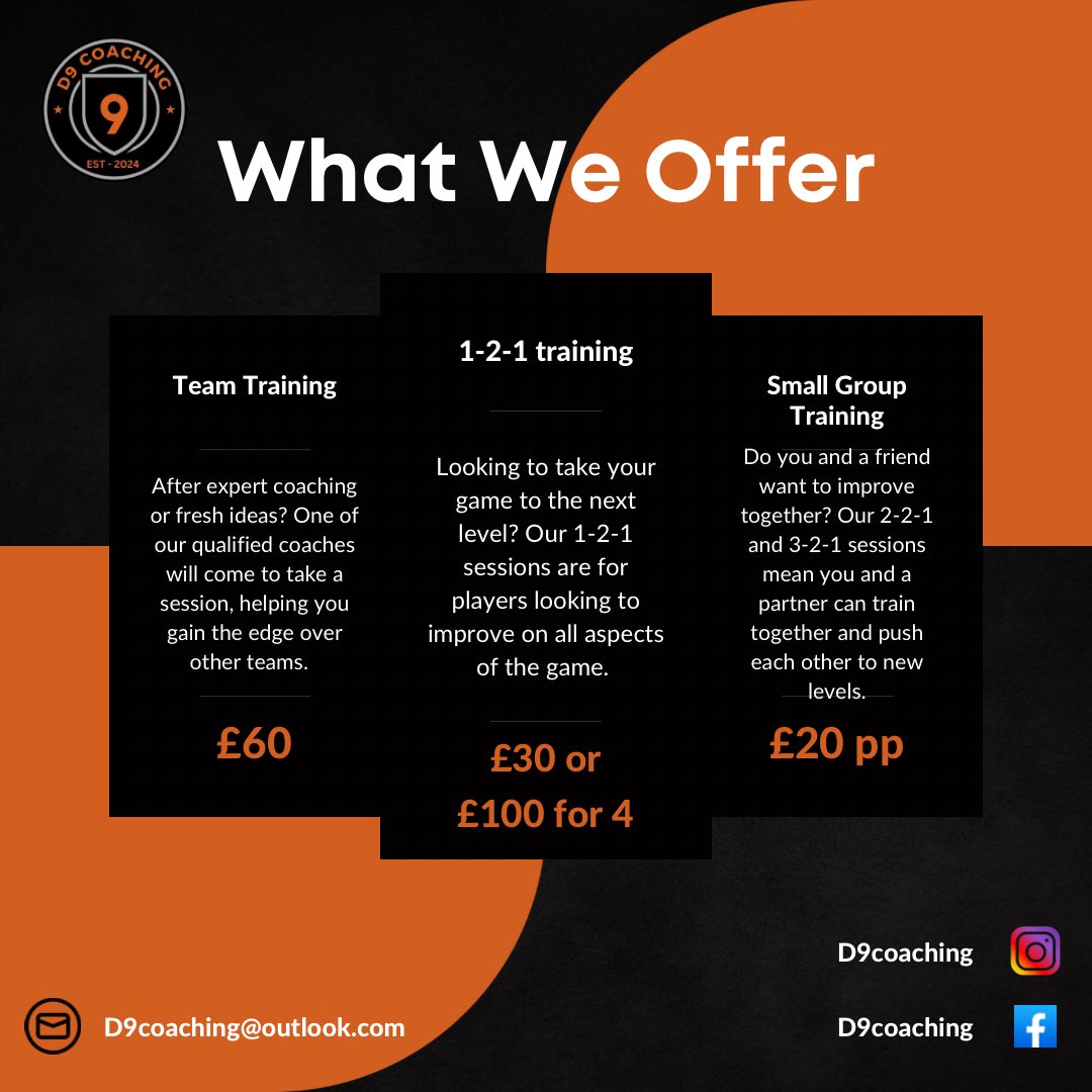 Dan Turner (@danny_turner10) on Twitter photo For anyone after any 1-2-1 or small group sessions please get in contact with either me or <a href="/dannyglover24/">Danny Glover</a> 🙌🏼
Based in Staffordshire 📍 For anyone after any 1-2-1 or small group sessions please get in contact with either me or <a href="/dannyglover24/">Danny Glover</a> 🙌🏼
Based in Staffordshire 📍