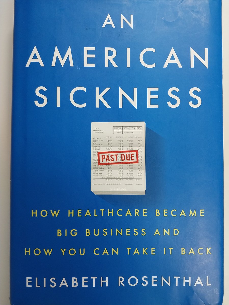 Finally, I had a chance to read this book about how American #healthcare is now a business and #capitalist oriented system and how it is not affordable or accessible to many of us. We need leaders to change this system.