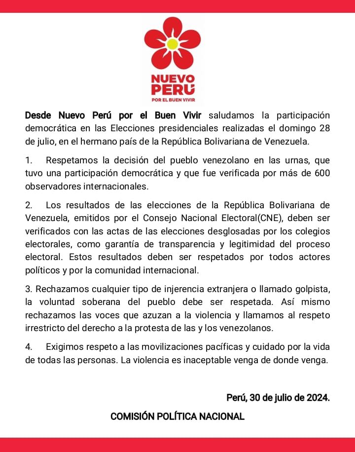 Nuevo Perú tweet media