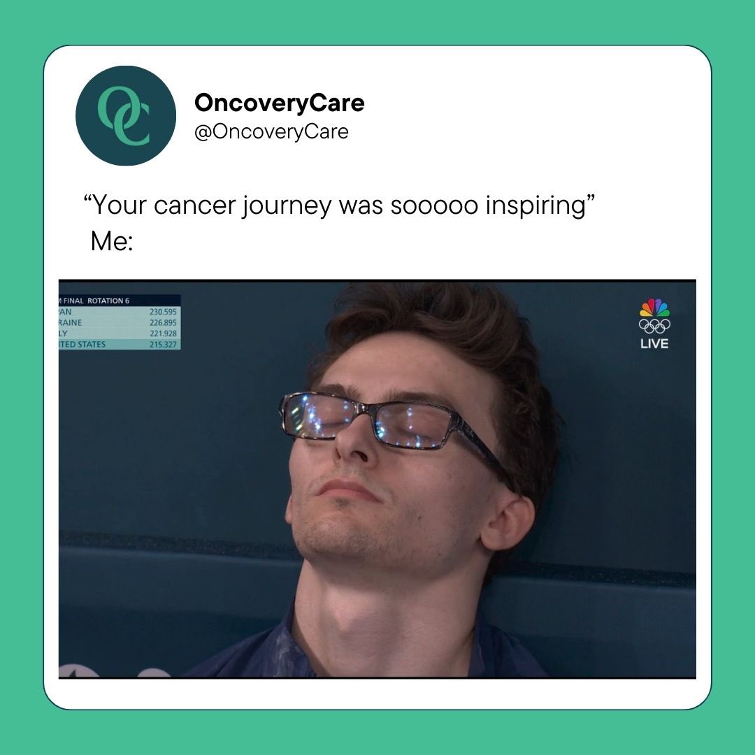 OncoveryCare's tweet image. What feels like an Olympic sport but isn’t? We’re rooting for @TeamUSA at the 2024 #Olympics 🫶🏼

#cancersurvivors #cancer #survivorship