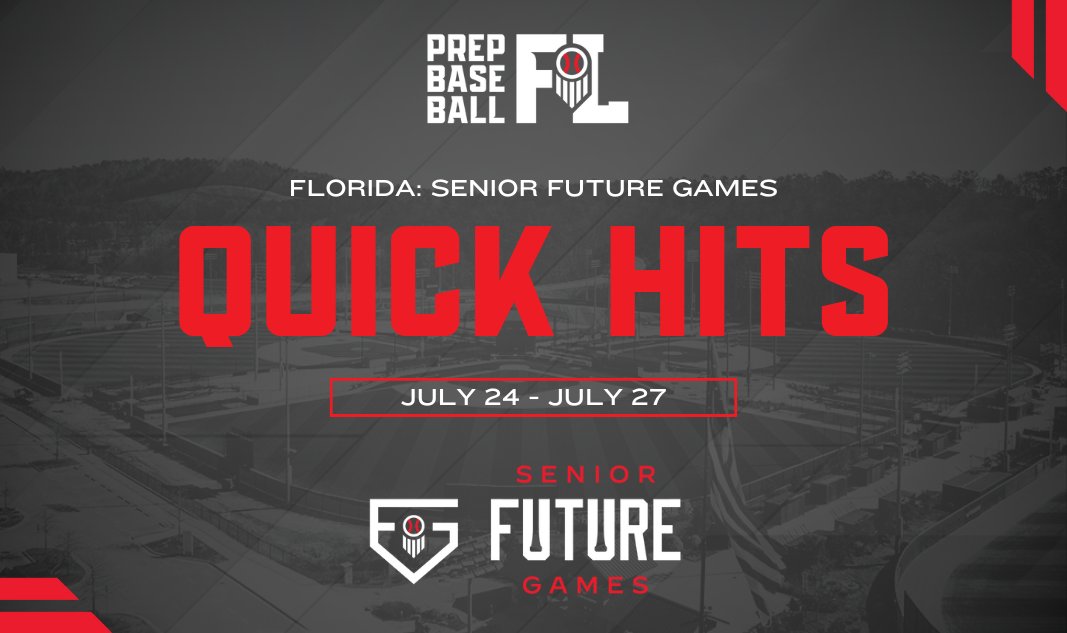 𝐒𝐞𝐧𝐢𝐨𝐫 𝐅𝐮𝐭𝐮𝐫𝐞 𝐆𝐚𝐦𝐞𝐬: 𝐅𝐥𝐨𝐫𝐢𝐝𝐚 𝐐𝐮𝐢𝐜𝐤 𝐇𝐢𝐭𝐬

A look at how the Florida 2025's who represented the Southeast performed at the Senior Future Games.

#PBSFG24

📝: loom.ly/3aCMgLs