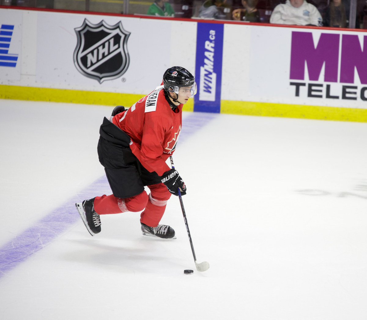 pdxwinterhawks's tweet photo. Repping the Red and White! 

Carter Sotheran and Mike Johnston at the Hockey Canada Junior Team Summer Showcase 🇨🇦

📸: @nshaver13 https://t.co/SOGiWwIh5E