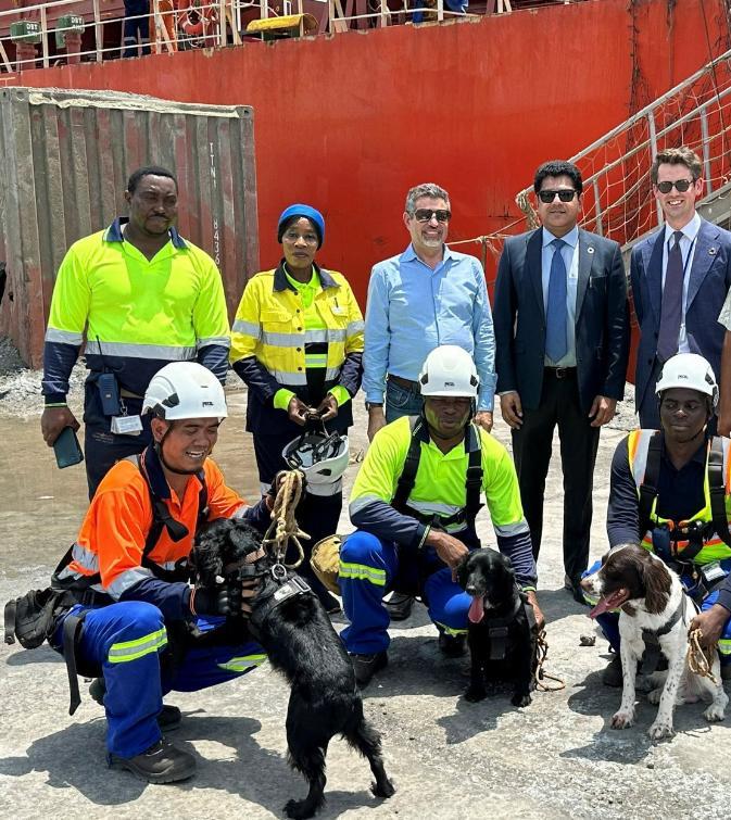 It was a pleasure to see US Ambassador to Yemen Steven Fagin <a href="/USEmbassyYemen/">U.S. Embassy Yemen السفارة الأمريكية لدى اليمن</a> during his visit to the UN Verification and Inspection Mechanism (UNVIM) in Djibouti. In our discussions, I thanked him for the United States' steadfast support for the mechanism.