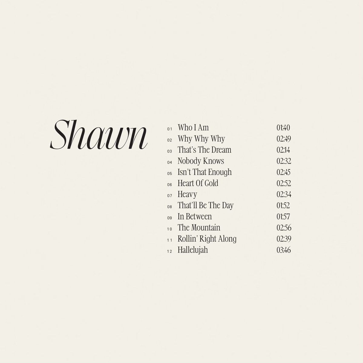 TheMendesUpdt's tweet photo. TRACKLIST oficial de SHAWN https://t.co/pE87m00prY