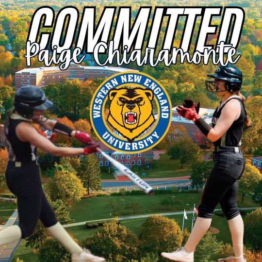 I am extremely excited to announce my commitment to WNE to further my academic and athletic career!! I am so grateful for my family, friends, teammates, and all of my coaches who have helped me along the way. Go G-Bears!!💙💛<a href="/WNESoftball/">WNE Softball</a>
