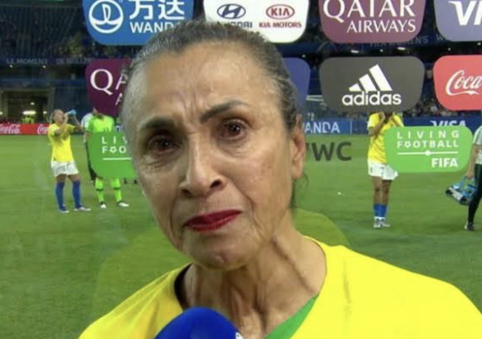 Pesgrau's tweet image. “Foi a última Olimpíada da Marta”

A Marta em 2028 tentando ganhar o ouro pro Brasil: