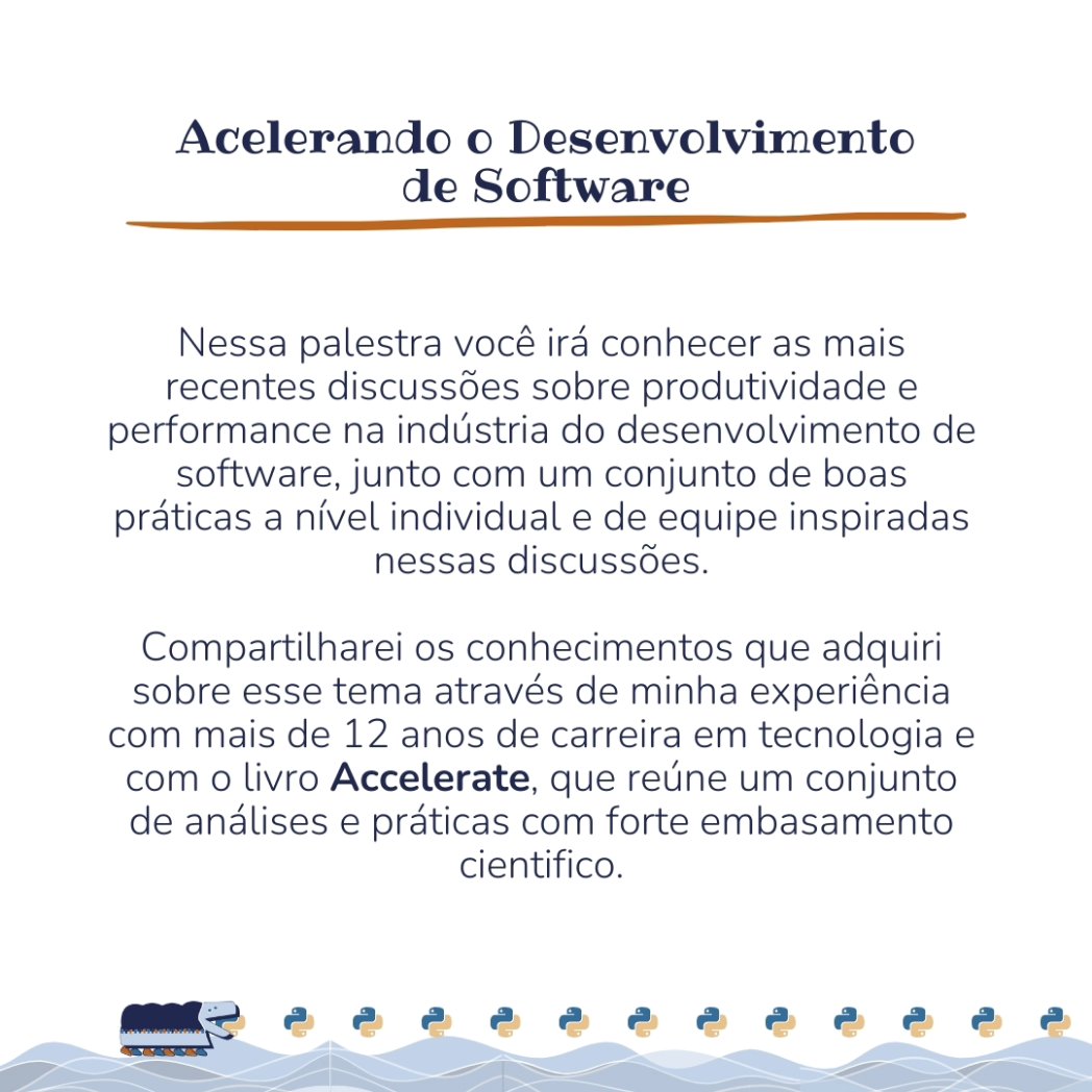 PythonSul's tweet image. eaaaai raça, estamos exxxxxtasiados em anunciar mais uma atividade da PySul 2024 \o/
A Jéssica compartilhar sua extensa experiencia sobre performance no desenvolvimento de software.
Seja bem vinda a grade ❤️
#pysul #pysul24 #python