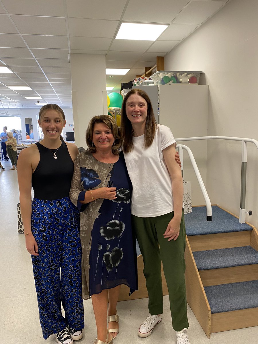 Acute physio team said an emotional farewell to Janet our support worker in medical as she starts her retirement adventure after 22 years within a physio team. Faces past and present and our nursing colleagues were able to join us in a send off.