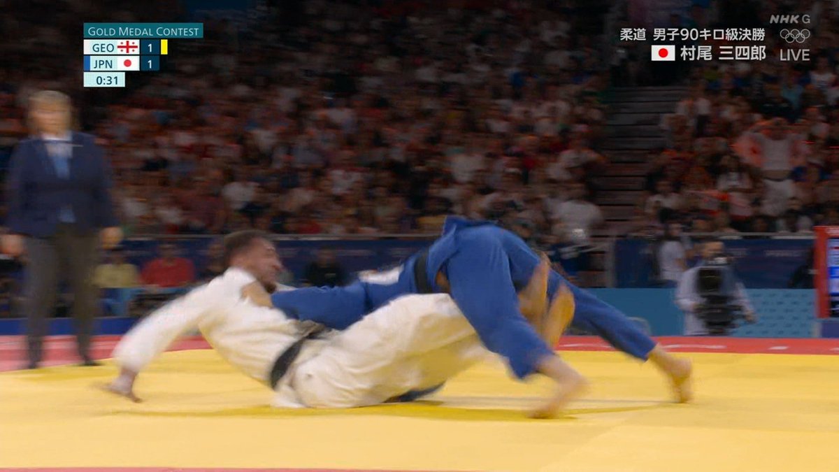 ちょっとまてクソ審判！！

これ技ありあっただろ？？
なんで三四郎の時だけビデオ判定しねーんだよ！！！

#審判の誤審
#村尾三四郎 
#柔道男子90キロ級