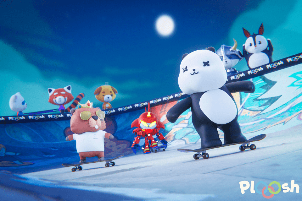 2nd COMPETITION: SKATEBOARDING 🛹

Ouch! Bogan has taken a bad fall… but the show must go on!

Who pulls off the coolest trick? The beavers from @ceden_network, the <a href="/KanpaiPandas/">Kanpai Pandas 🐼</a>, or the <a href="/Khugaverse/">𝗞𝗛𝗨𝗚𝗔</a> nation?

Comment your fave trickster below and grab a Plooshy Island WL spot! 👇