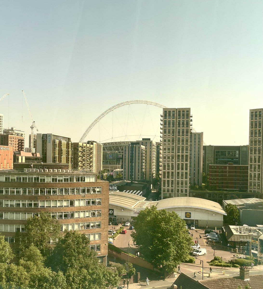 Short trip to Wembley for a couple of days, the view from the hotel window :) #london #WembleyStadium
