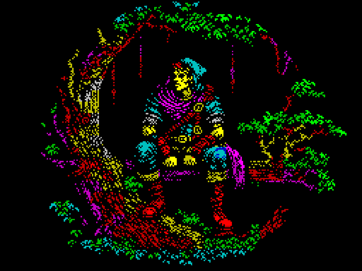 helpcomputer0's tweet image. Thief #pixelart #ドット絵 #ZXSpectrum