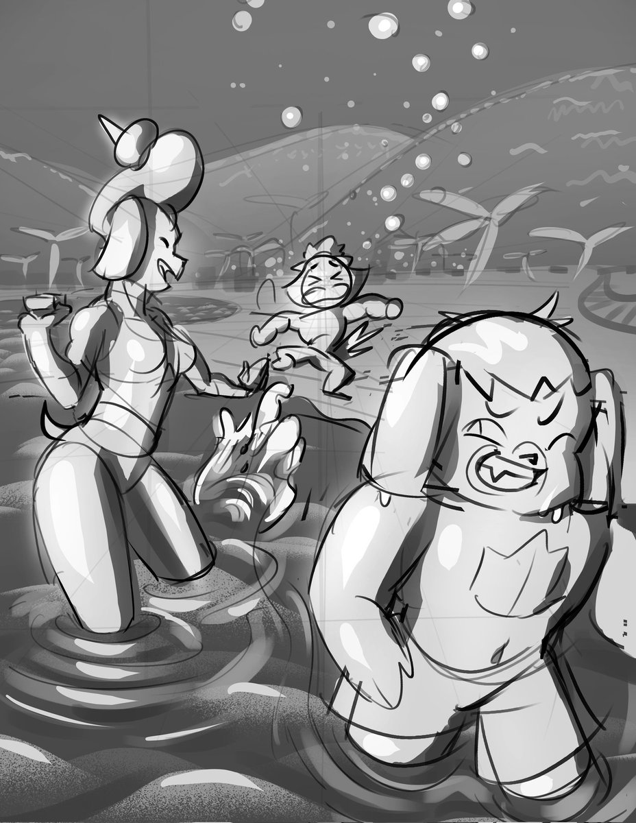 Wanna see finished versions of the sketches below?
FIND THEM IN OUR DOFUS FANZINE!

Check out the artworks of mine and other artists! their great work and effort went into this so we could raise some money for our charity!

It's been a pleasure to work with all you cool people