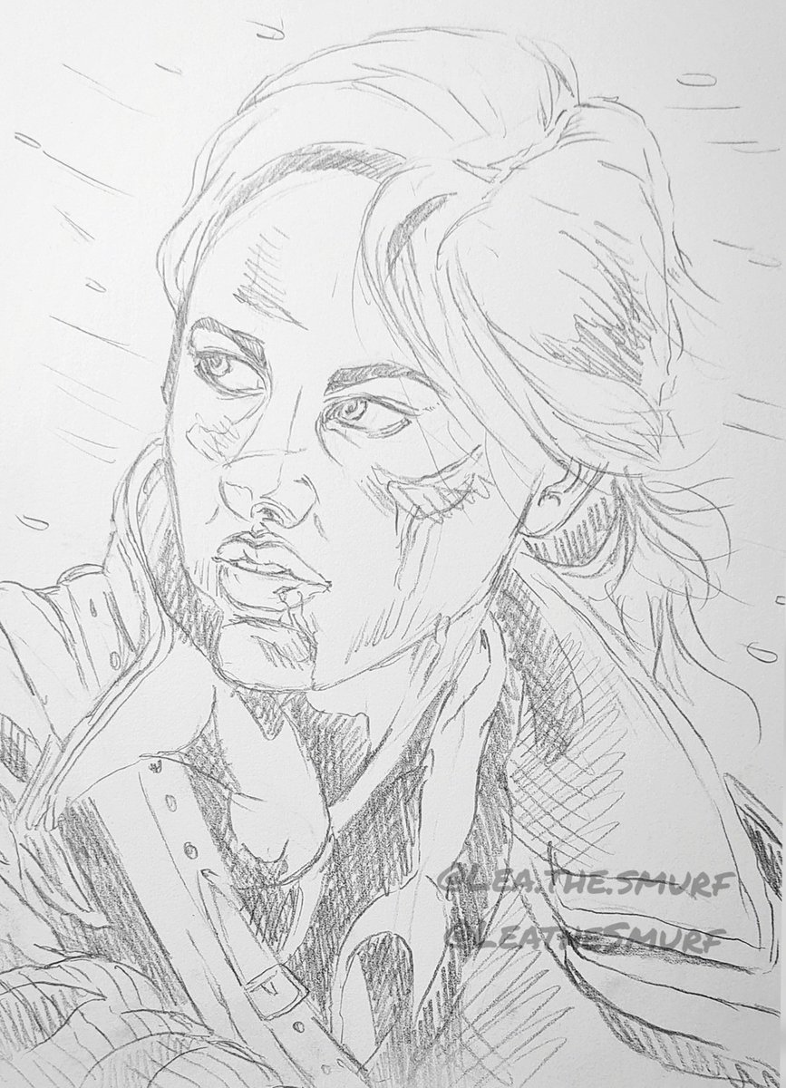 LeatheSmurf's tweet image. Felt like experimenting with color... Really looking forward to show you the end result of this one!

#BattlefieldV #Battlefield5 #sketch #fanart