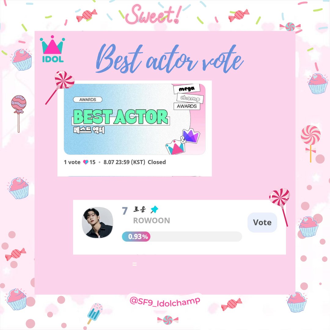 Fantasy, even if our Rowoon is nominated we are in the month of the CB, we are going to focus on saving. Participate in our dynamic and help us spread the word💕
#SF9 #에스에프나인 #AllForSF9 #SF9Forever9 #SF9Comeback