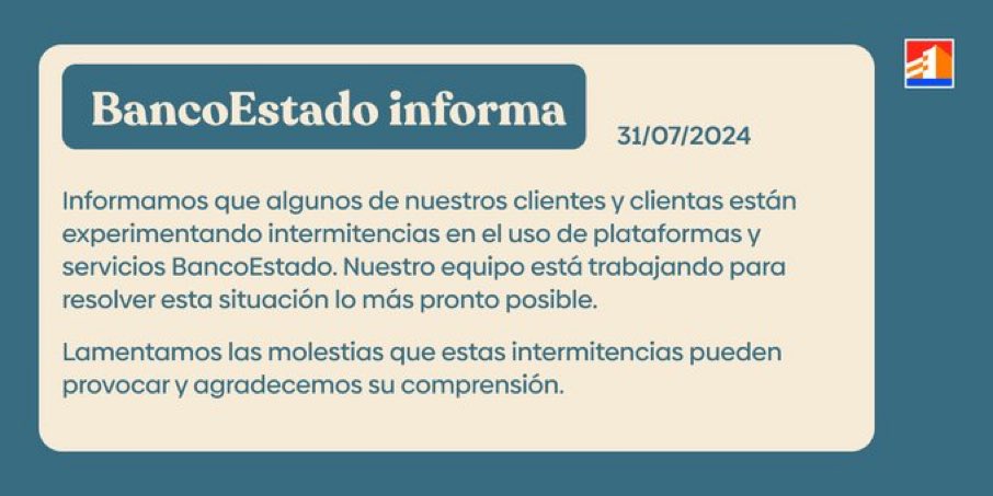 MarceloMuozQuez's tweet photo. Mal servicio de Banco Estado https://t.co/WtvuCxrsv7