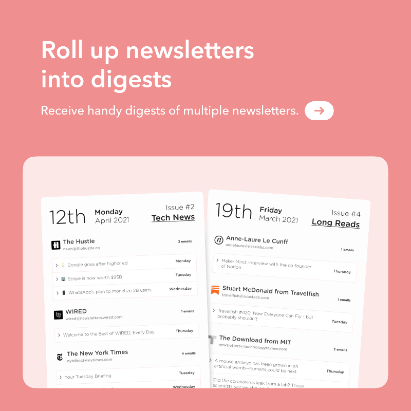 Setapp's tweet photo. Get your inbox under control with this week's new addition @LeaveMeAloneApp — unsubscribe from newsletters, block cold emails, and pause mail to focus on your tasks 📨