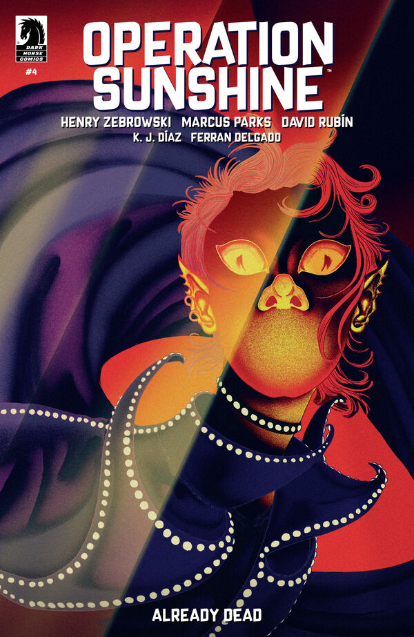 The final issue of <a href="/MarcusParks/">Marcus Parks</a>, <a href="/HenryLovesYou/">Henry Zebrowski 👽</a>, and David Rubín's Operation Sunshine: Already Dead is out now in comic shops! Will they end this monster madness once and for all? More: bit.ly/3WMpp2P

Also by K.J. Diaz, Ferran Delgado. Variants: <a href="/evandorkin/">Evan Dorkin</a>, Jenna Cha