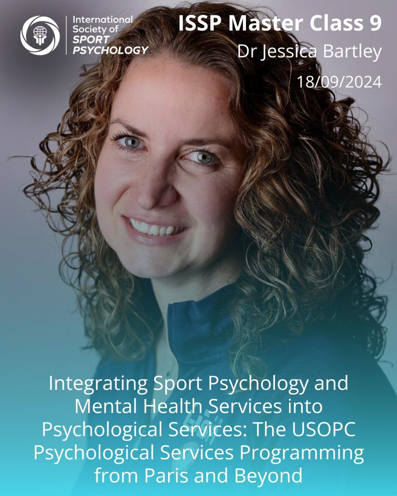Dr. Bartley will outline USOPC’s integration of Mental Health Services spanning various theoretical orientations and innovative performance psychology consultations delivered across training centers, online, and on the road.
Date: 18/09/2024
Subscription: issponline.org/meetings-resou…