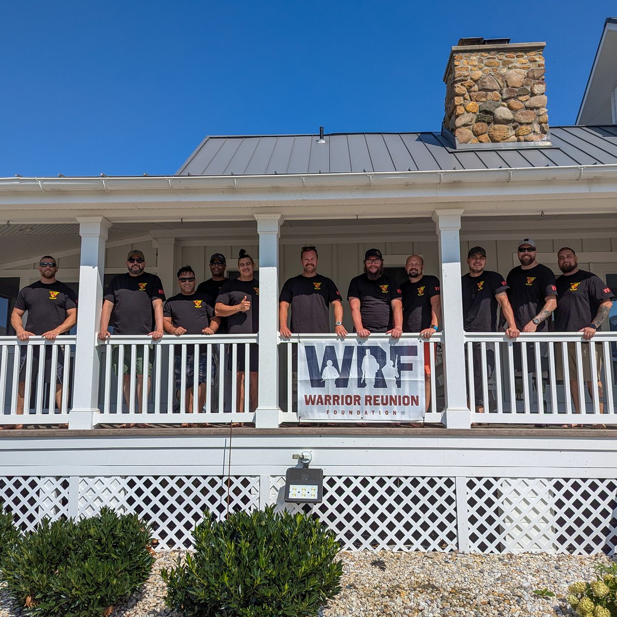 WarriorReunion's tweet photo. This past weekend, we hosted the combat veterans of Police Advisor Team 2, 3rd Battalion, 5th Marines at Patriot Point. These Marines, Navy Corpsmen, and their Afghan linguist reunited to strengthen bonds and enjoy the serenity of Chesapeake Bay. https://t.co/Vm3ZCoAcCZ