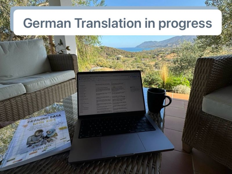 Who would have thought my book 📚 #DrawingDataWithKids will be translated in German by someone vacationing in Italy 😊
amazon.com/Drawing-Data-K…