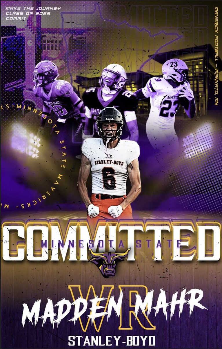 Madden Mahr (@maddenmahr6) on Twitter photo Visited a lot of schools, competed at a lot of camps, and met a lot of great coaches. At the end of the day, ecstatic to call Mankato home!!
Go Mavs!🤘🏼#RollHerd
<a href="/CoachHenning75/">Chad Henning</a> <a href="/HoffnerTodd/">Todd Hoffner</a> <a href="/CoachSchlichte/">Ryan Schlichte</a> <a href="/CoachIsaiahR/">Isaiah Ramsey</a> <a href="/CoachMPete/">M. Pete</a> @sbkoenig @brodycoyote Visited a lot of schools, competed at a lot of camps, and met a lot of great coaches. At the end of the day, ecstatic to call Mankato home!!
Go Mavs!🤘🏼#RollHerd
<a href="/CoachHenning75/">Chad Henning</a> <a href="/HoffnerTodd/">Todd Hoffner</a> <a href="/CoachSchlichte/">Ryan Schlichte</a> <a href="/CoachIsaiahR/">Isaiah Ramsey</a> <a href="/CoachMPete/">M. Pete</a> @sbkoenig @brodycoyote