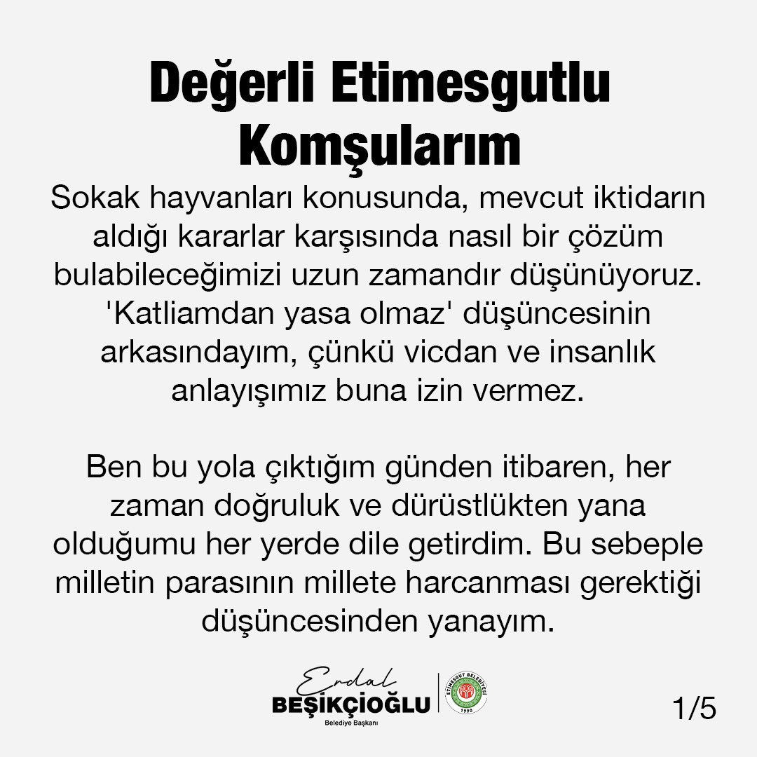 erdalbeskcioglu's tweet photo. Etimesgut’taki tüm hemşehrilerim gibi, can dostlarımız da bize emanet. https://t.co/ACxIieKvQd