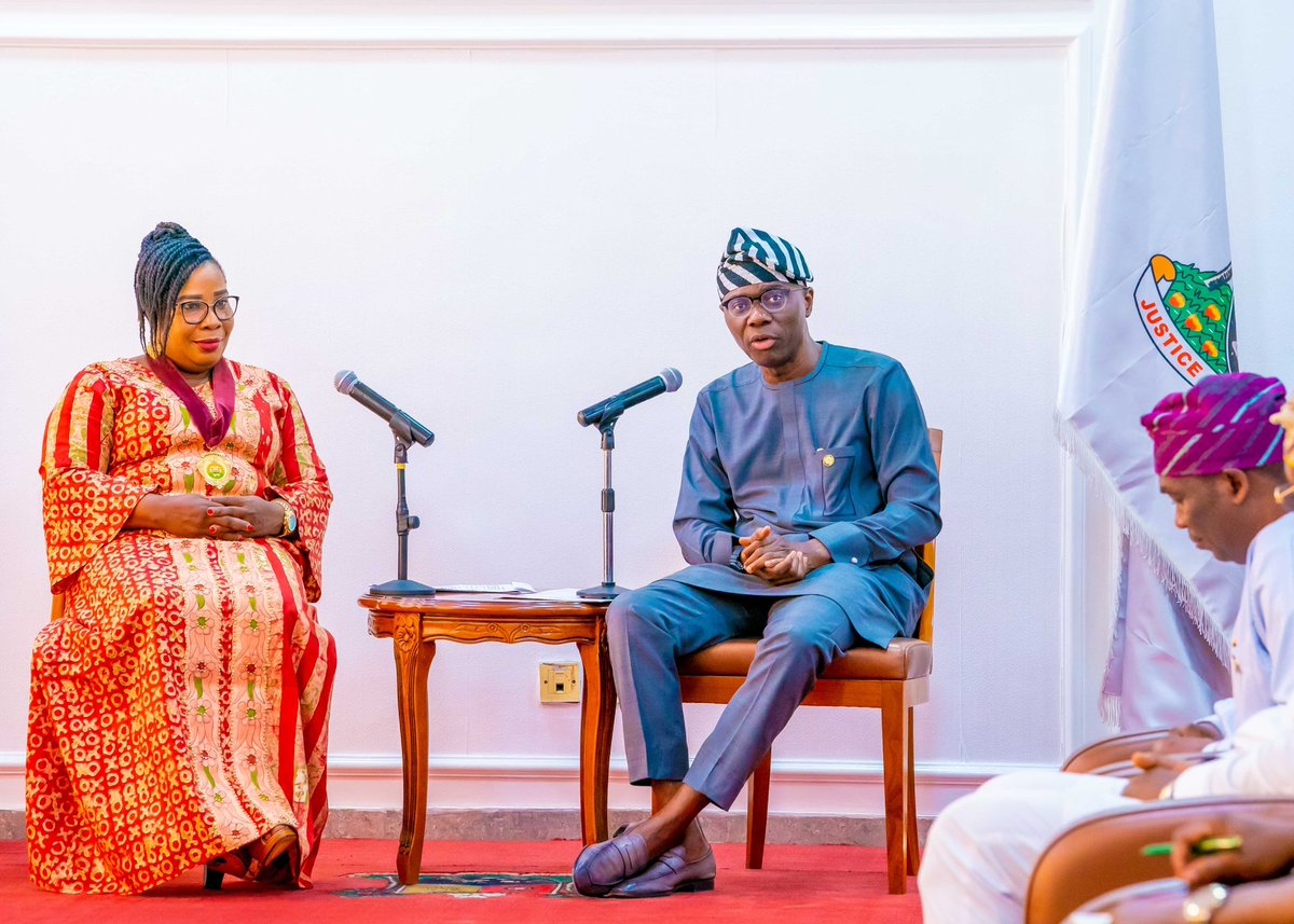 jidesanwoolu's tweet image. I received the President of the Nigerian Society of Engineers (NSE), Engr. Margaret Aina Oguntala, FNSE, at the Lagos House, Ikeja. 

We engaged in discussions focusing on the vital role engineering plays in enhancing the quality of life for citizens.