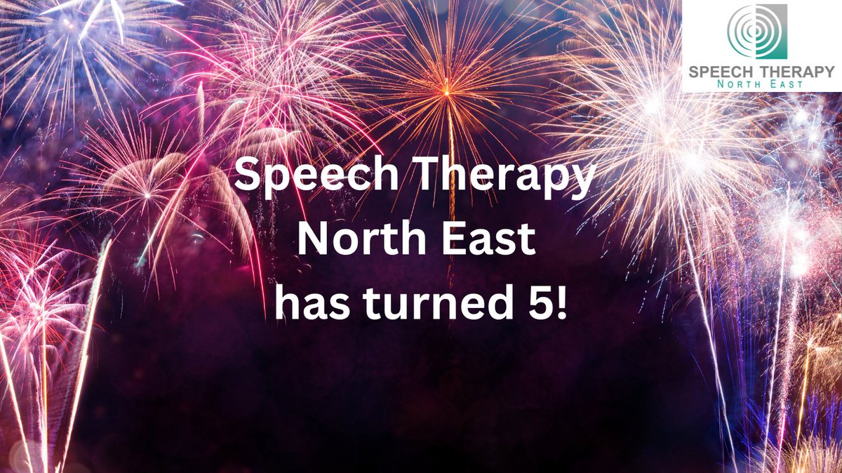 Very proud to have notched up our 5th year of trading as Speech Therapy North East Ltd. Thanks to those who have supported the team, those ON the team and of course the 124 clients we have seen over the 5 years who have received a staggering 2017 hours of clinical contact!