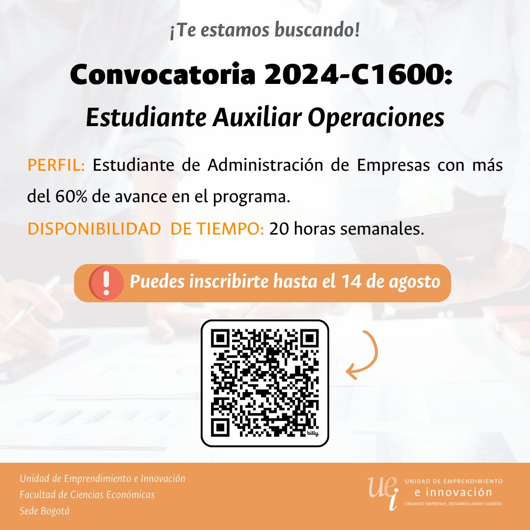 Unidad de Emprendimiento e Innovación - UNAL tweet media