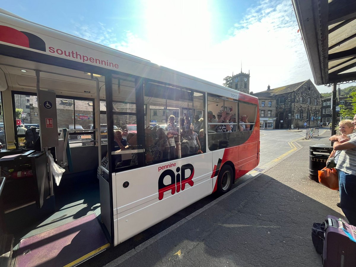 The recent lovely weather has offered great opportunities to provide some services with the world's only open air Optare Solo! 'Pennine Air' has been out and about on a variety of routes this week and our wonderful customers love it.