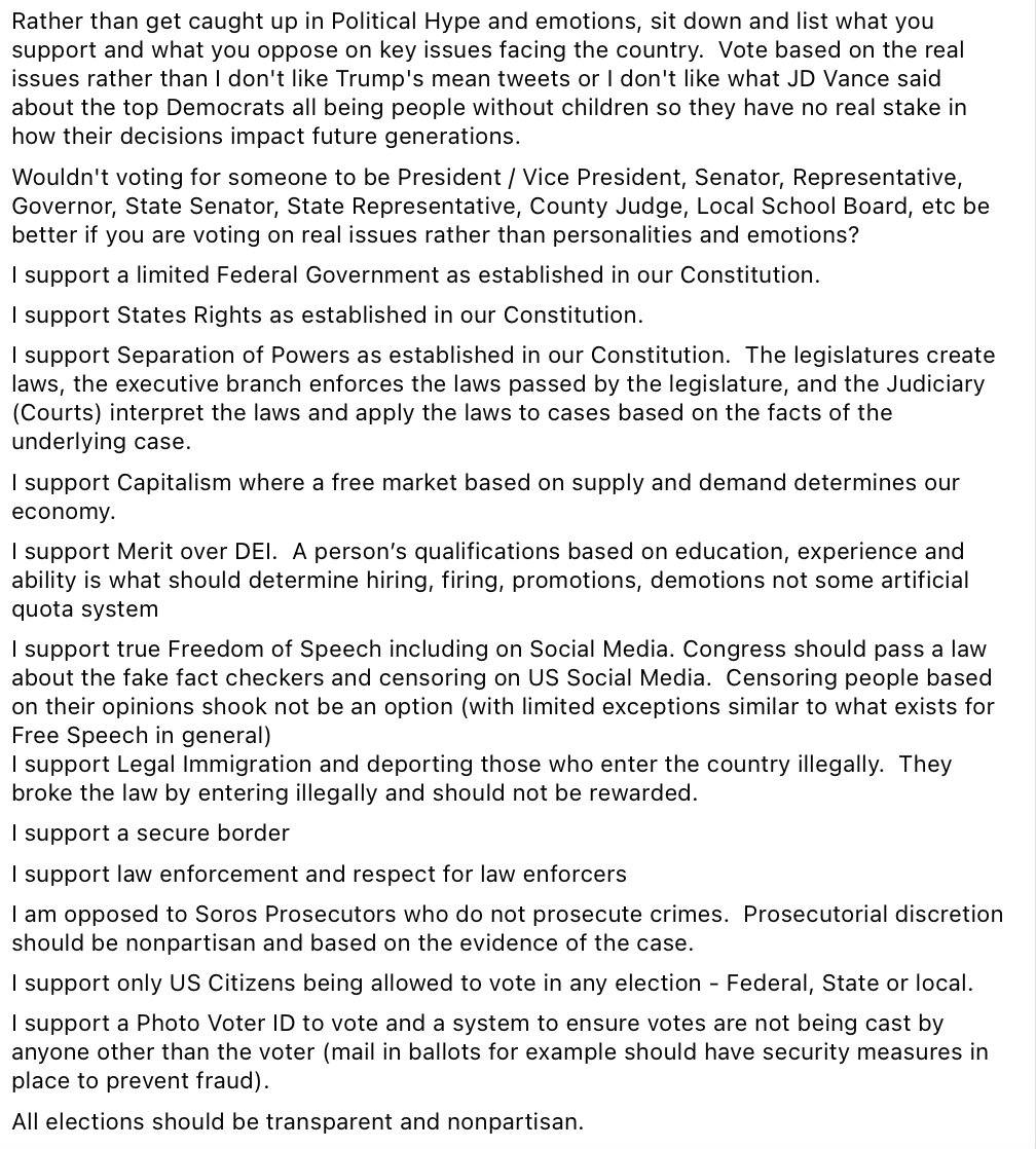 timdnew's tweet image. #ISupport #oppose #Electionissues

What do you really stand for?  #Election2024 #TrumpVance