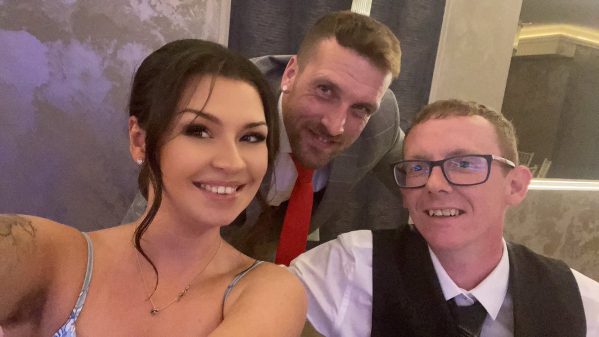 stabigailsmiley's tweet photo. The Bordon Wedding 🩵 

Completely surreal to watch my best pal becoming a husband &amp; his wife constantly reminding me I’m next 🤣 https://t.co/J1hzEzknqL