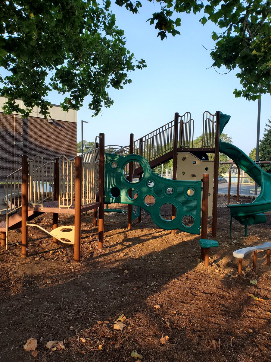 The <a href="/WoodlandD86/">Woodland Elementary</a> new playground is looking nice! Work will soon begin on the <a href="/EdnaKeithD86/">Keith Elementary</a> <a href="/PershingD86/">Pershing Elementary</a> and <a href="/CunninghamD86/">CunninghamElementary</a> new playgrounds too!