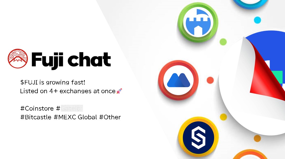 Announcement

FUJI Chat (FUJI) is preparing to list on 4+ CEX and DEX exchanges.

Exact listing dates will be announced soon.

We also have a special offer for Burn2Earn locked token holders—details coming soon.

Stay tuned!

FUJI Chat
t.me/fujitoken

#fuji #b2e #mexc