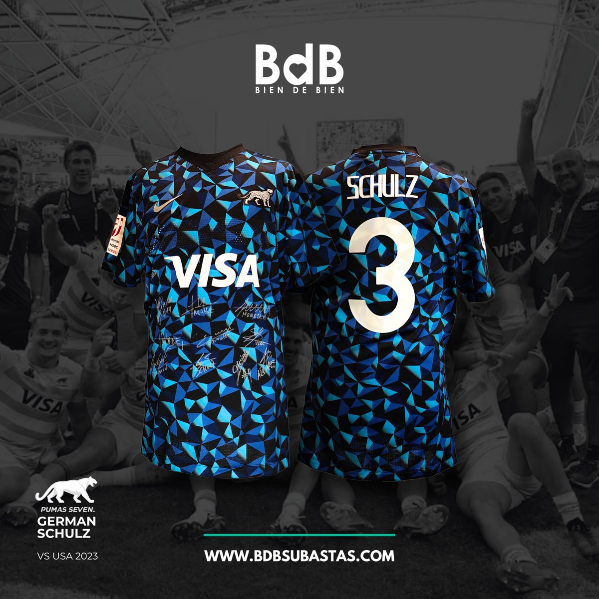 🔥🏉 ¡Subastá por la camiseta de Ger Schulz de <a href="/LosPumas7s/">LosPumas7s</a>! bdbsubastas.com/subasta/camise…

¡Firmada por todo el plantel de #LosPumas7S! Tenés tiempo hasta el 5/8 bdbsubastas.com/subasta/camise… #RugbySevens