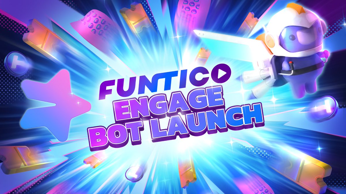 Hey Funticonauts,

🔥 FUN NEWS! 
We're launching our very first Engage Bot campaign over on our Discord server. 

What's in it for you? Over $1500 in rewards waiting for you in the marketplace! 💰
◽️ Discord Nitro 1 year subscriptions
◽️ Telegram Premium 1 year subscriptions
◽️