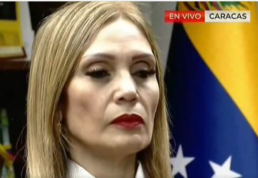 Dios_Federacion's tweet photo. El rostro siniestro, tenebroso  y fantasmagórico de la presidenta del "Tribunal Supremo de Justicia" , muestra la verdadera cara del respeto actual a los derechos constitucionales en Venezuela. https://t.co/GfW98MjGWH