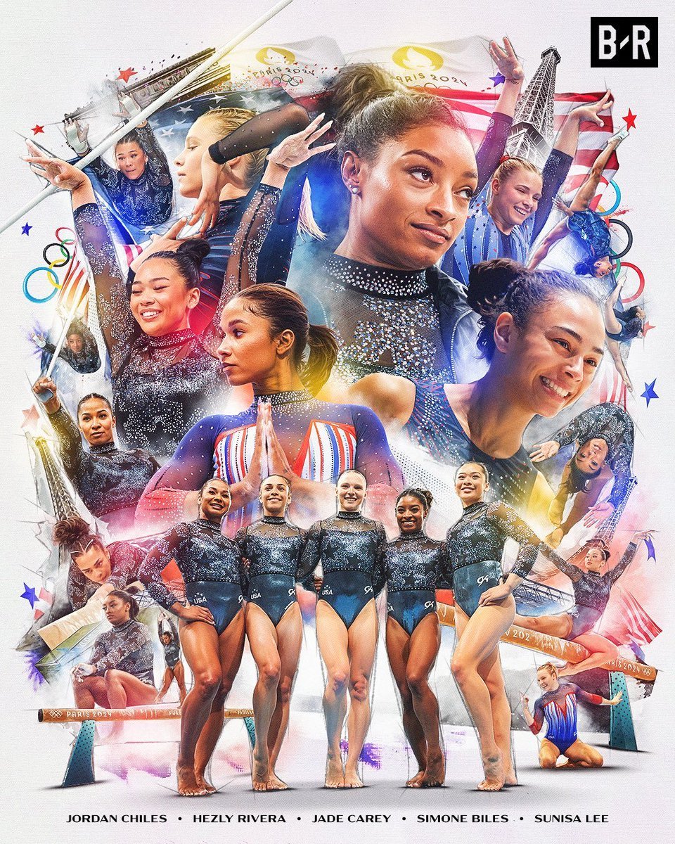 TheCartelDel's tweet image. If you didn't know the Olympic BEEF here: former gymnast US Silver Medallist Mykayla Skinner called the new US gymnastics team talentless and lazy. In response, they won Gold, Simone quoted her in the victory photo, and Mykayla blocked the whole team 💕