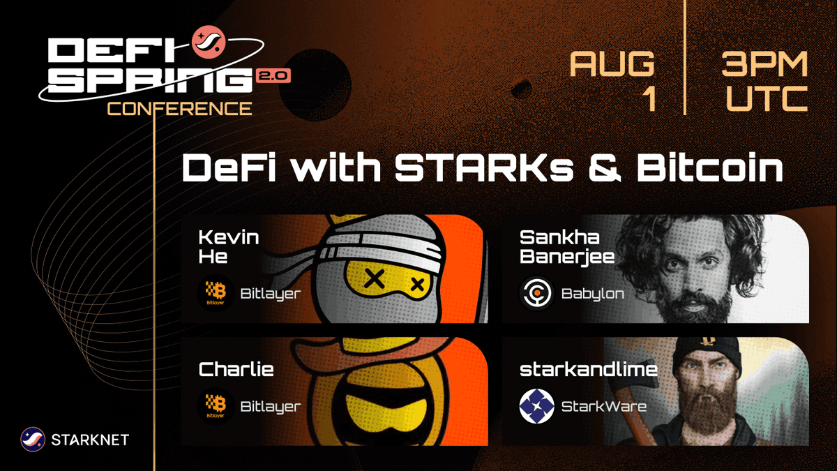 Starknet Foundation (BTCFi arc) tweet media