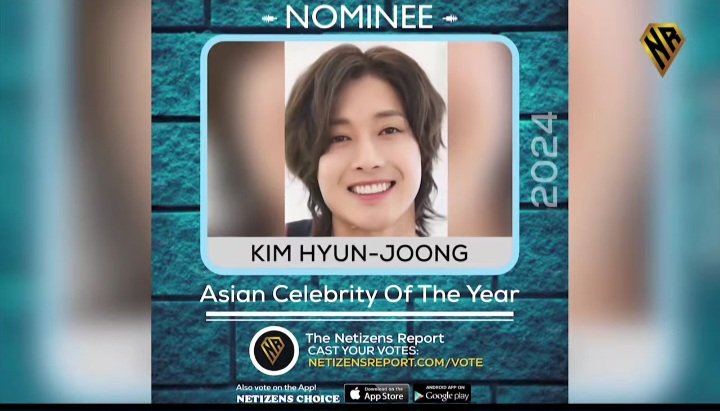 ana_garcia2728's tweet photo. @thenreport #NETIZENSREPORT #KIMHYUNJOONG for Asian Celebrity of the Year #ACOTY2024 #ACOTY2024KIMHYUNJOONG
@thenreport https://t.co/CTQ7jzSUGs