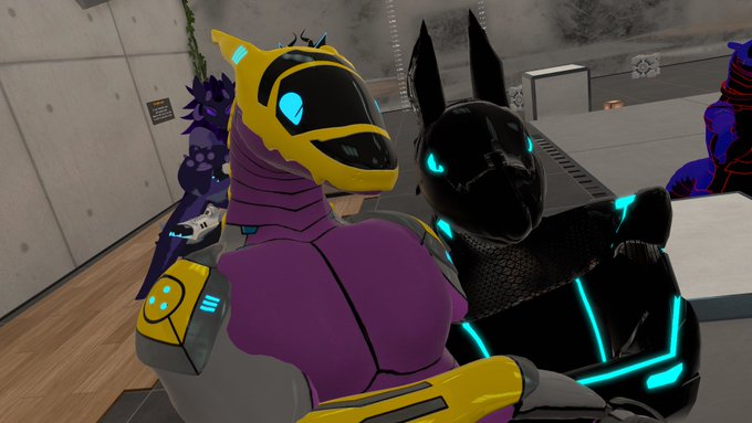 Chilling with these adorable beans the other night @Harry_The_Synth @Hidden_Cami @FoxerTheSergal @X3Rocket