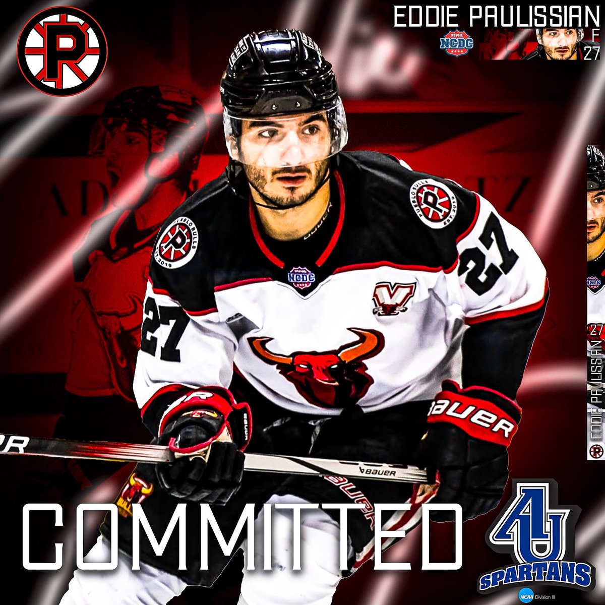 ‼️COMMITMENT‼️

We are excited to announce 2004 born Forward Eddie Paulissian has committed to top NCAA DIV III program, Aurora University Spartans for the upcoming season! 
<a href="/NCDCJrHockey/">NCDC Hockey</a>