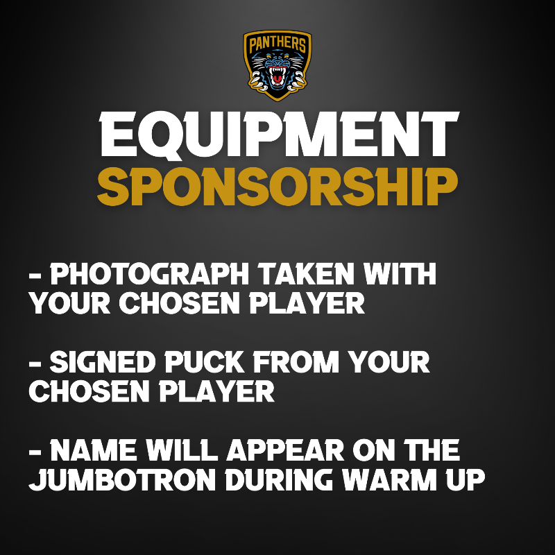 PanthersIHC's tweet photo. New sponsorship opportunities for #PanthersNation 👏

Nottingham Panthers are now offering supporters an exciting opportunity to sponsor a piece of your favourite player's equipment😼 Click below to find out more⤵️
