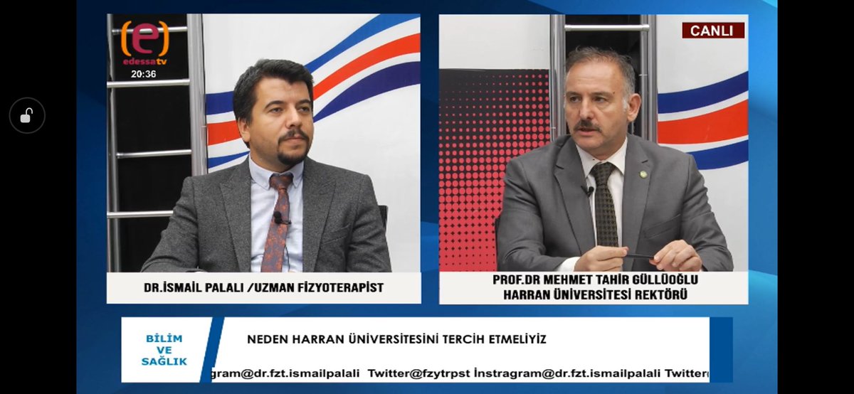 hrumedya's tweet photo. Rektörümüz Prof. Dr. Mehmet Tahir Güllüoğlu, Dr. İsmail Palalı’nın hazırlayıp sunduğu ‘Bilim ve Sağlık’ programının canlı yayın konuğu oldu.

İyi seyirler dileriz. https://t.co/YAvqmyWicq