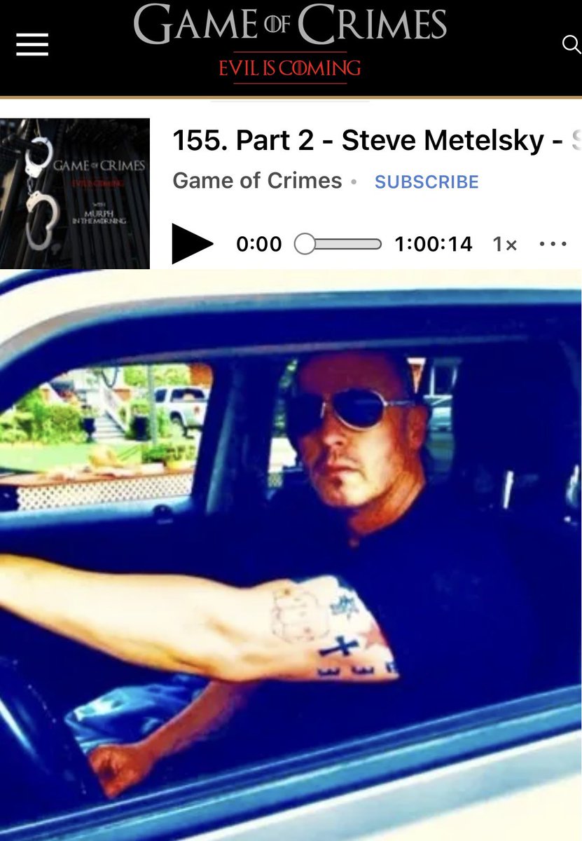 StephenMetelsky's tweet photo. It was an honor to be on one of the most popular #TrueCrime podcasts again to discuss #OrganizedCrime in Canada & connections to #Cartels in Mexico. Thanks 4 having me on Murph! Great podcast @deanarcos #GameOfCrimes #MorningsWithMurph #Netflix #Narcos #Escobar #WolfPackAlliance https://t.co/uGTdZ29ba4