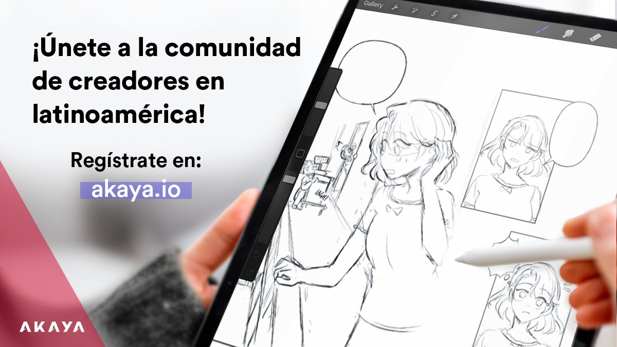 AkayaMedia's tweet photo. 📣 ¡Atención, creadores de webcómics! 📣

¿Tienes tu propia serie? ¡𝗤𝘂𝗲𝗿𝗲𝗺𝗼𝘀 𝗰𝗼𝗻𝗼𝗰𝗲𝗿𝘁𝗲! En Akaya, te ofrecemos una plataforma única para que compartas tu webcómic con el mundo 🌎🌟

Registrate➡️https://t.co/apkXdUwYjA

#akayaio #webcomic #webcomicartist https://t.co/iGUWYaHf4o