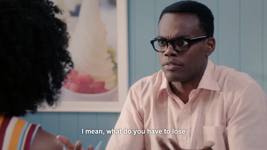 The Good Place Out of Context tweet media